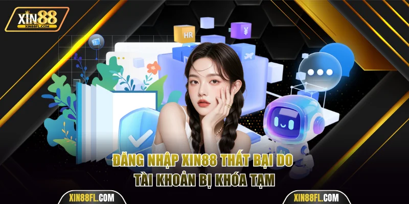 Đăng nhập Xin88 thất bại do tài khoản bị khóa tạm